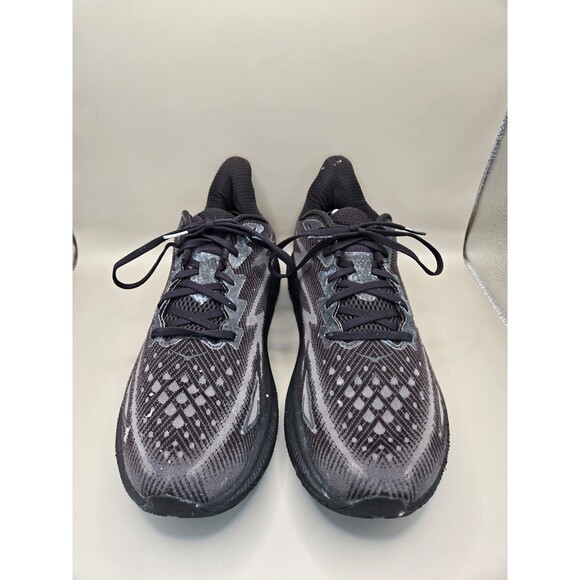 Hoka One One Clifton 9 Shoes Mens 13D Triple Black Running Athletic Gym Sneakers main image 7